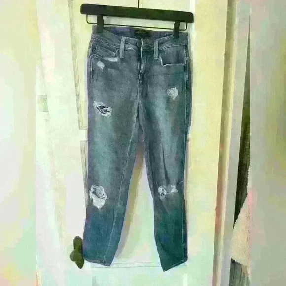 Genetic Denim Denim - Genetic Denim Faded Ripped Jeans Size 23